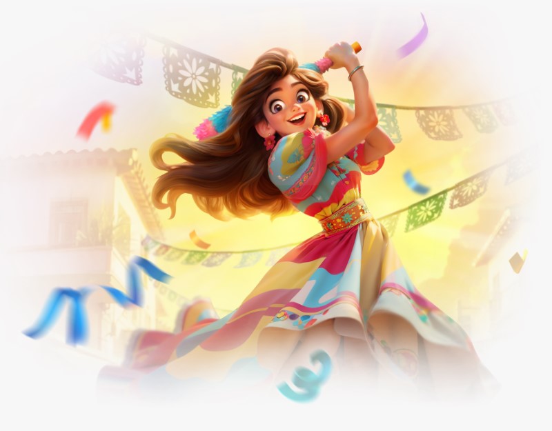 Pinata Wins — Free Spins multiplier bar on mobile